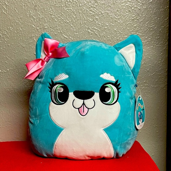 Squishmallows Toys Nwt 4 Meg The Aqua Blue Cat Squishmallow